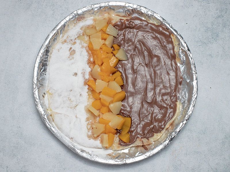 Chocolate With Nuts Pie