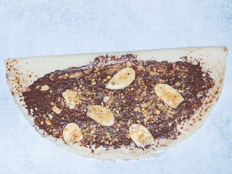 Chocolate Banana Crepe