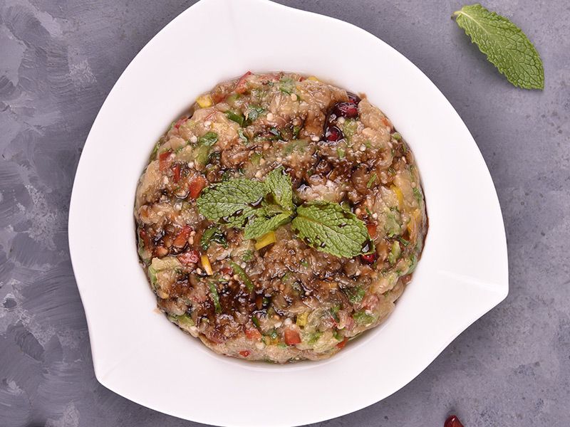 Baba Ghannoug with Vegetables