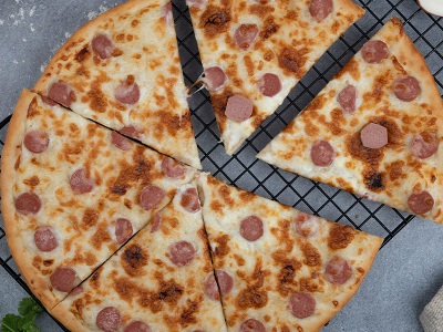 Oriental Sausage Pizza