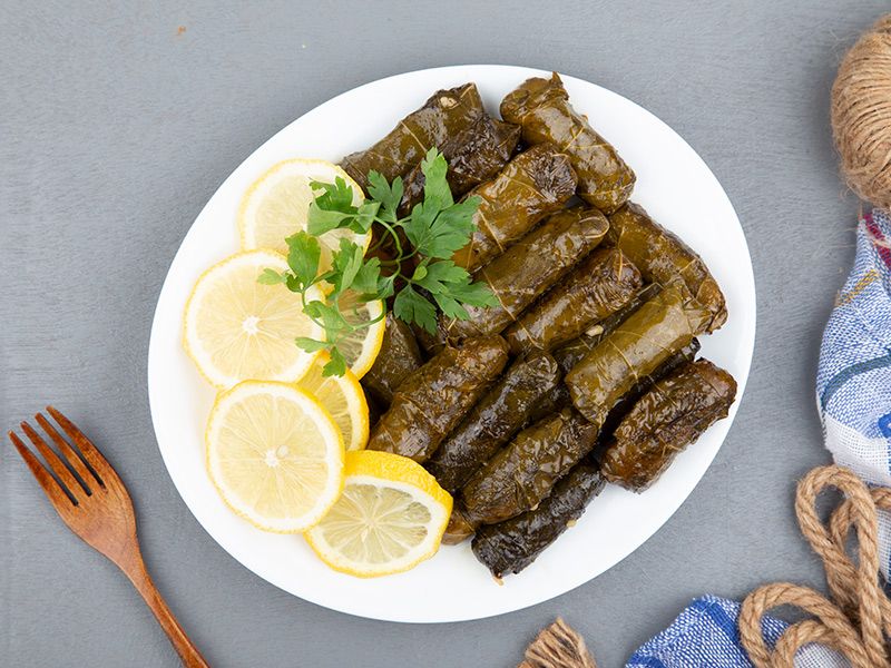 Vine Leaves Plate