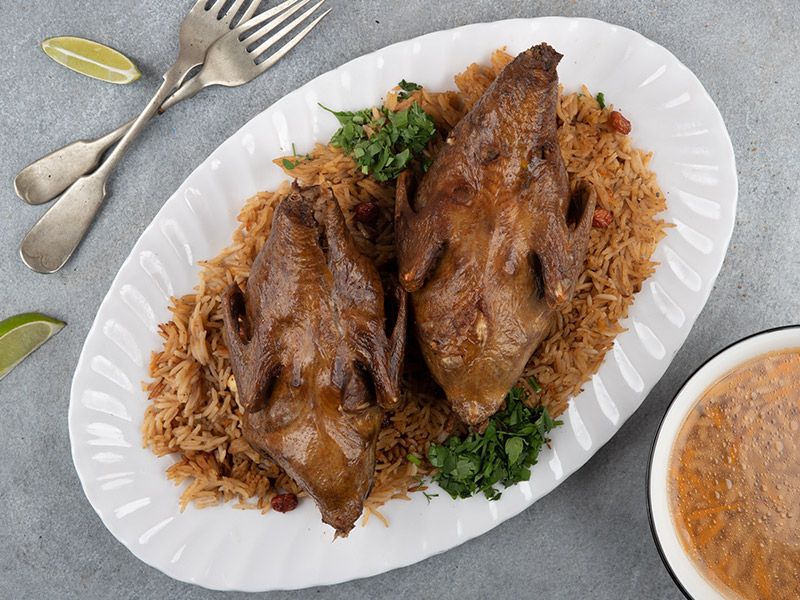 Stuffed Pigeon Meal