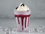 Blueberry milkshake