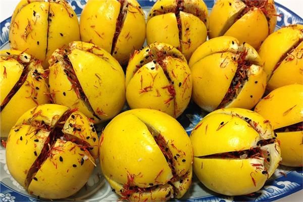 Pickled Lemons With Safflower