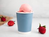 Strawberry Pieces with Hot Chocolate Platter