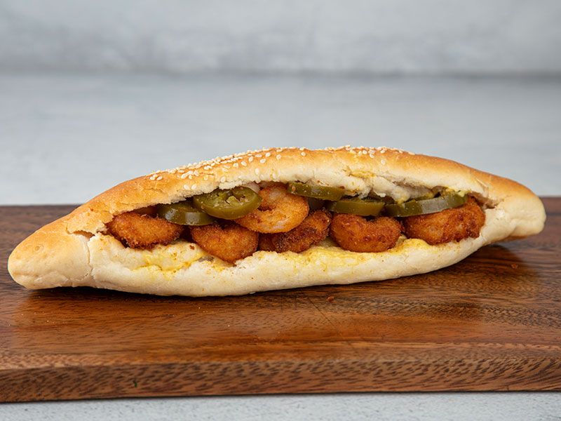 Mexican Shrimp Sandwich