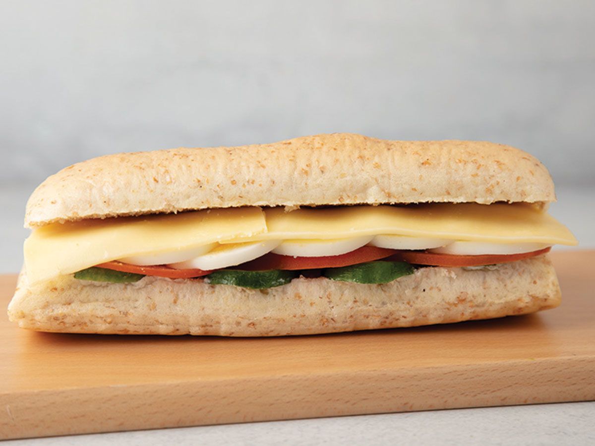 Boiled Eggs With French Fries Sandwich