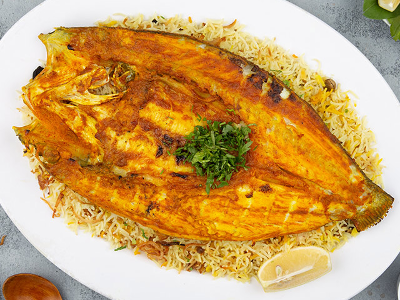 Large Fried Tilapia Fish Meal