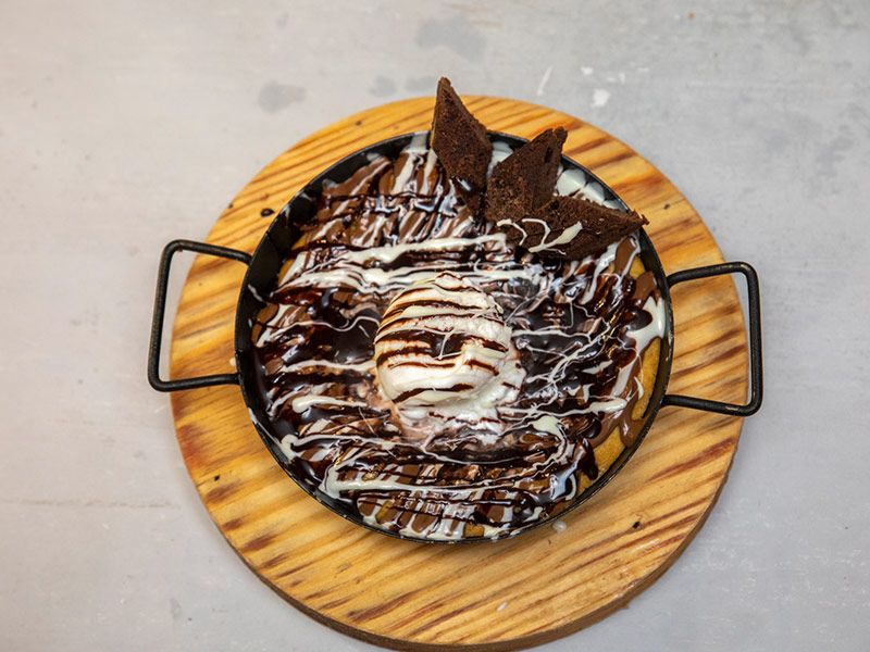 Brookie - Brownie Cookies Skillet