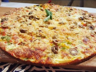mix cheese Oriental pizza