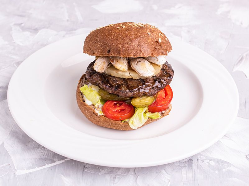 No Fat Burger Sandwich