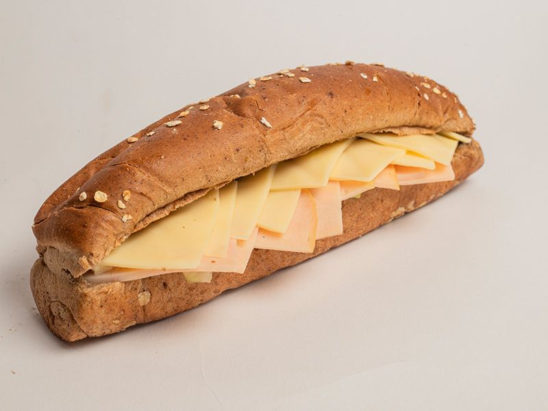 Smoked Turkey And Cheddar Cheese Sandwich