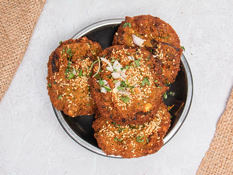 Stuffed Falafel With Pastrami