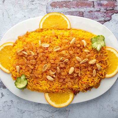 Basmati Rice With Nuts Service