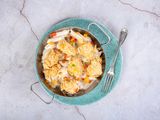 Crispy Chicken With Cheese Pasta