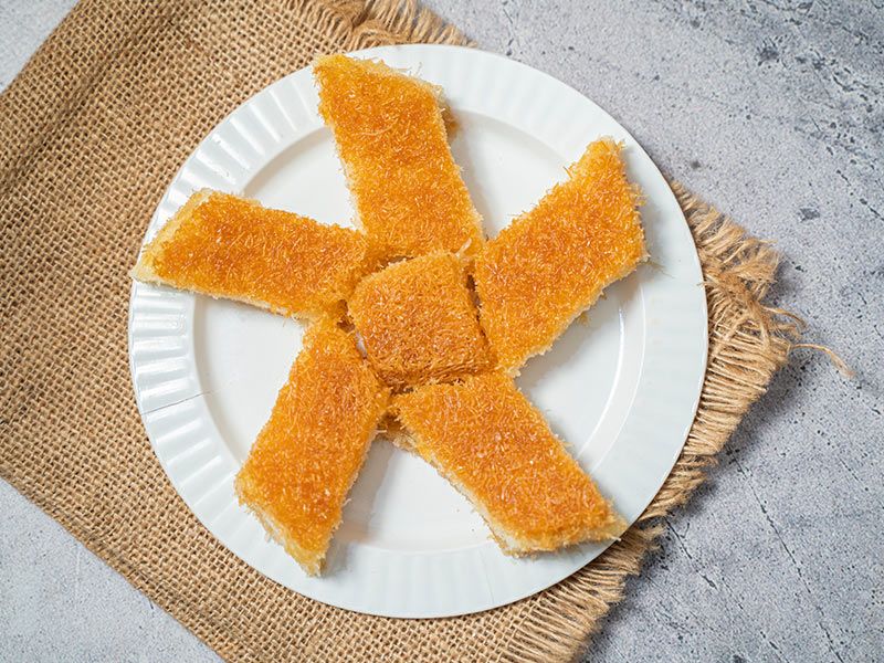 Konafa With Cream
