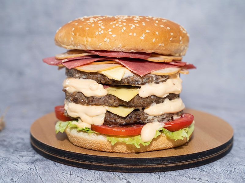 Meat Lover Burger Sandwich