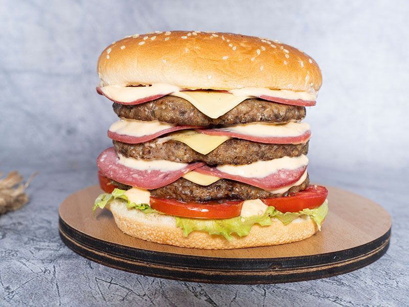 Salami Burger Sandwich