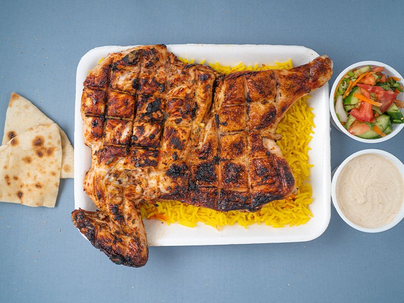 Half Grilled Chicken