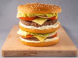 Double Beef Burger Sandwich