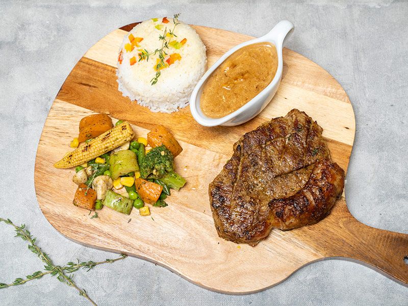 Beef Stroganoff Platter