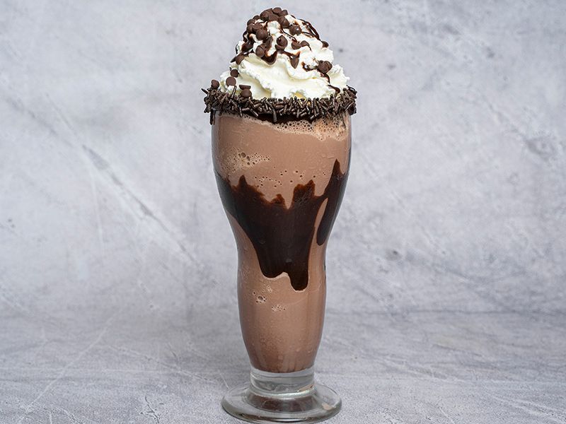 Chocolate Cookies With Mocha Frappe