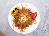 Red Rice With Shrimp