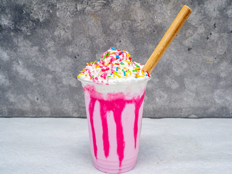 Candy Sticks Sour Milkshake