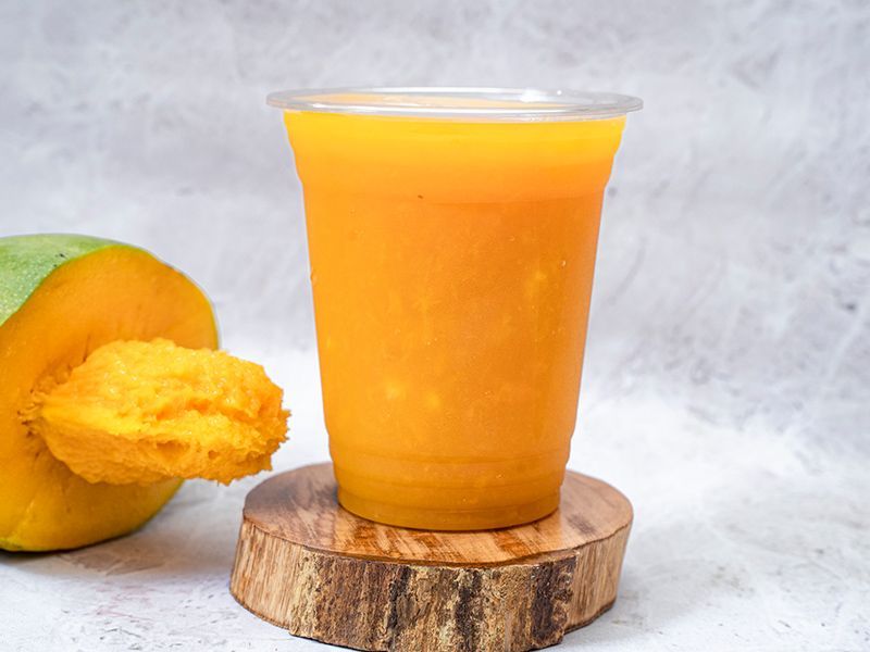 Mango Smoothie With Peach