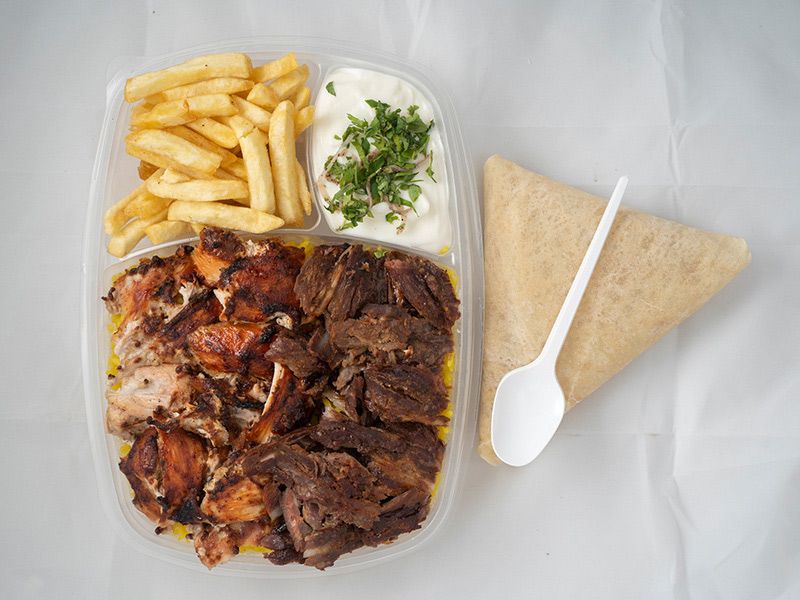 Arabian Chicken Shawerma Meal