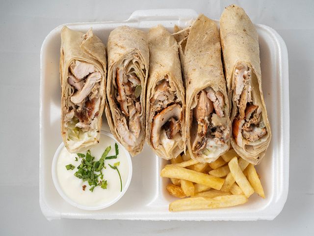Family Arabic Shawerma Meal