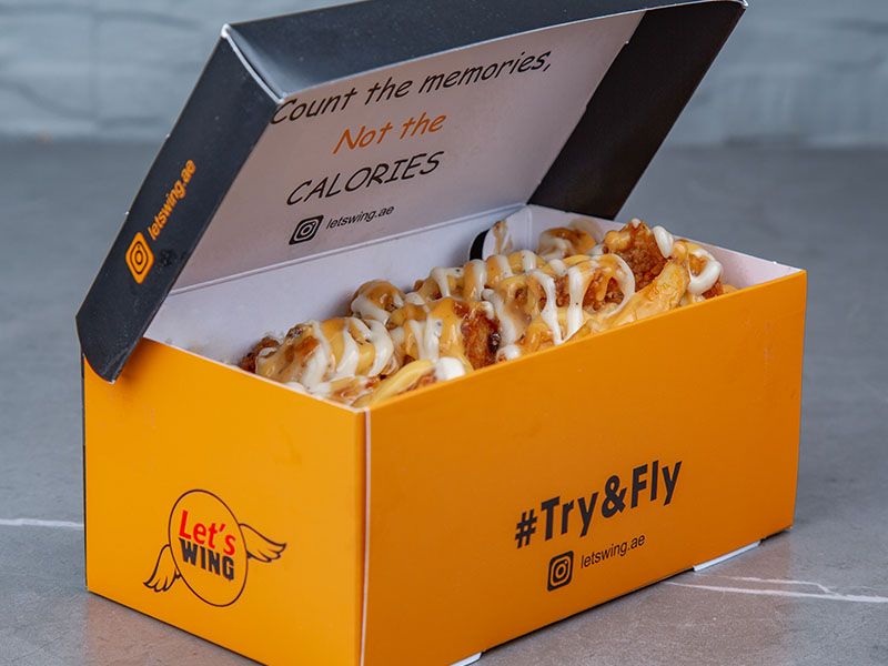 Let's Wing delivery service in UAE Talabat