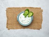 Yogurt With Cucumber Salad
