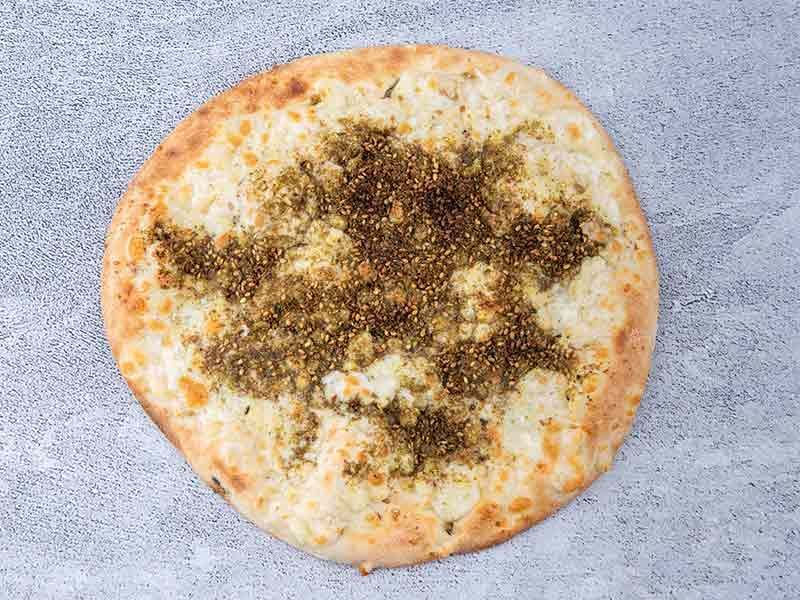 Zaatar and Cheese Manakish