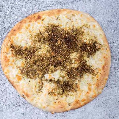Zaatar and Cheese Manakish