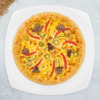 Mix Oriental Sausage Italian Pizza