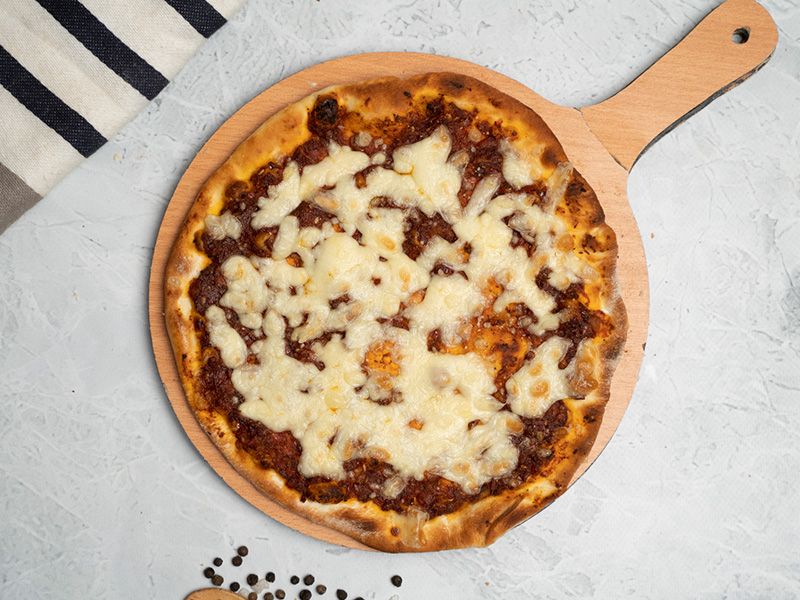 Muhammara Manoucheh With Mozzarella Cheese