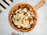 Muhammara Manoucheh With Mozzarella Cheese