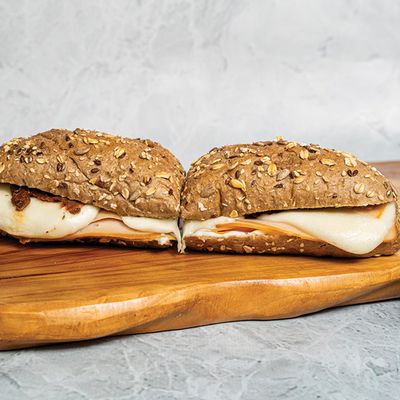 Turkey Mozzarella Baguette Sandwich