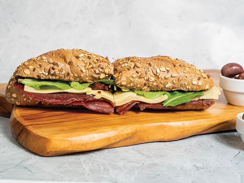 Bresaola Sandwiches Baguette