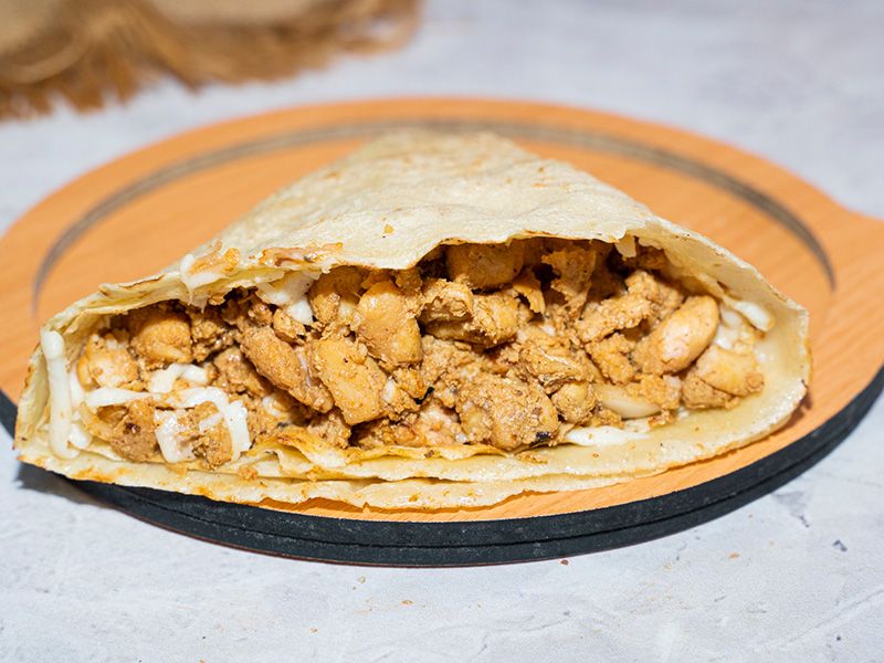 Chicken Shawerma Crepe
