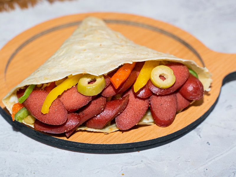 Hot Dog Crepe