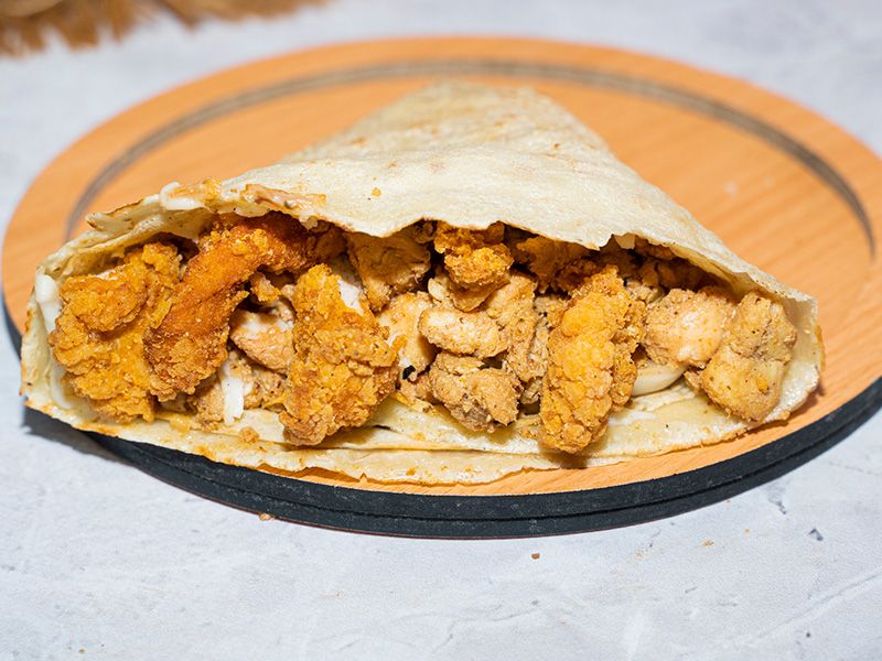 Mix Shawerma and Strips Crepe