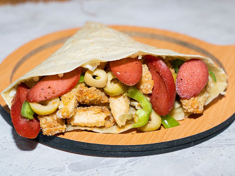 Crispy Chicken Crepe