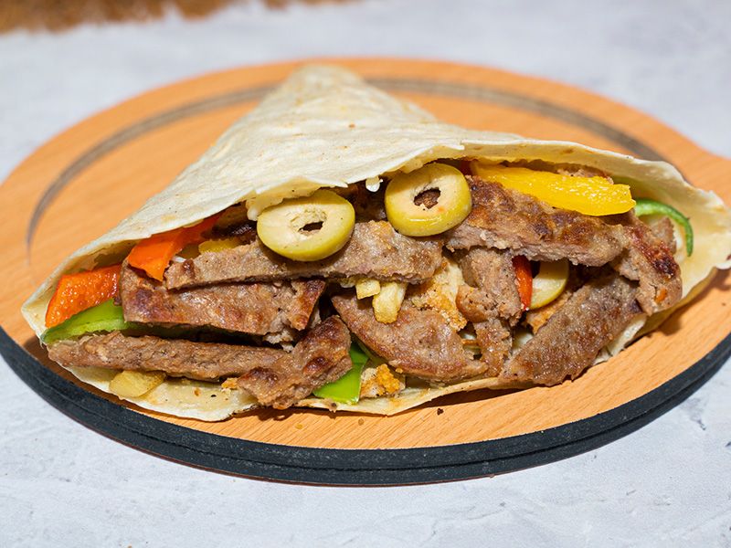 Beef Burger Crepe