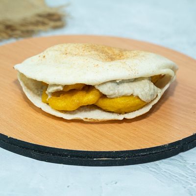 Chips Sandwich with Baba Ghanoush
