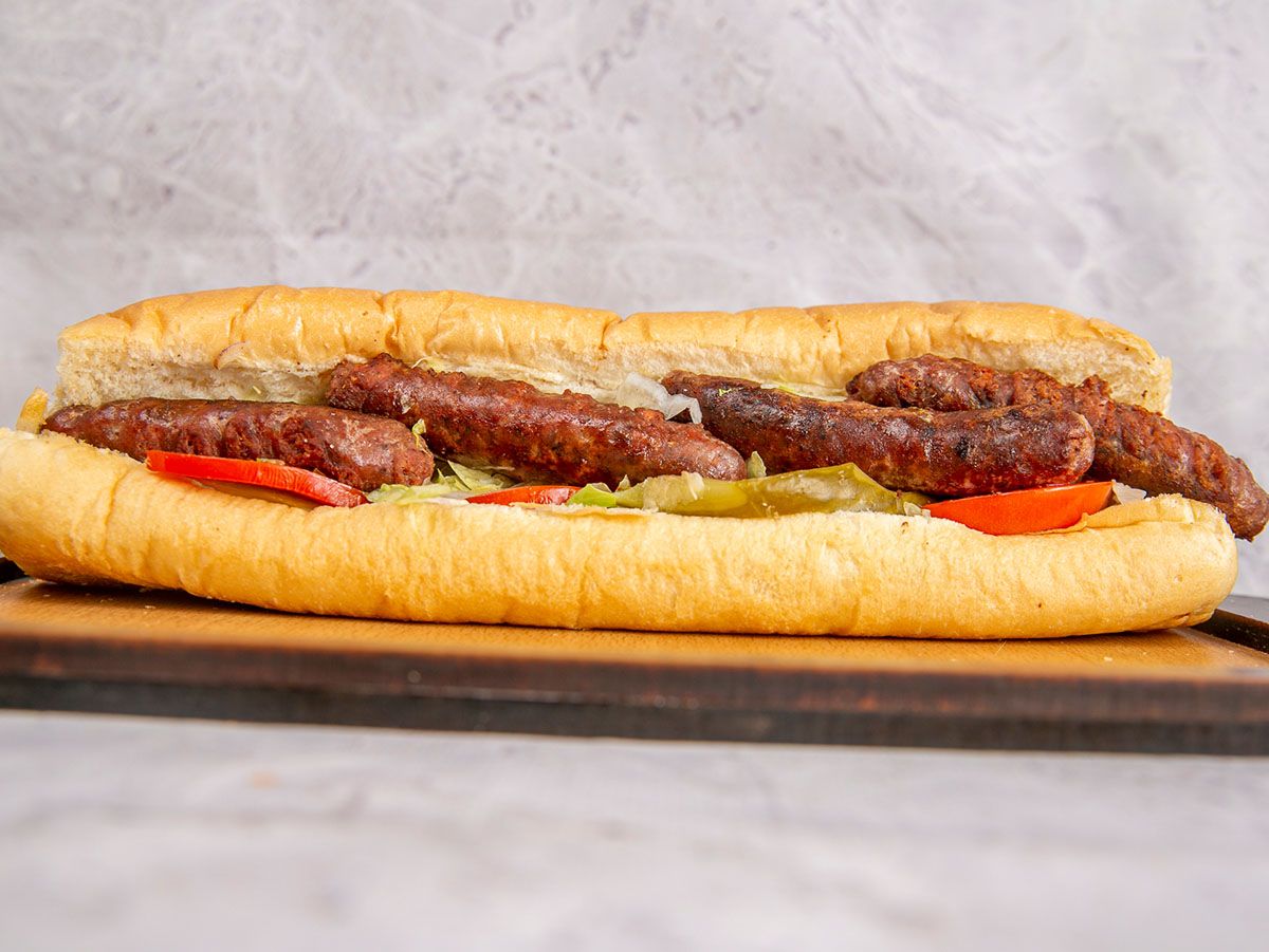 Oriental Sausage Sandwich