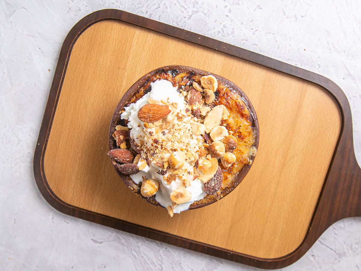 Umm Ali With Qeshta And Nuts Casserole