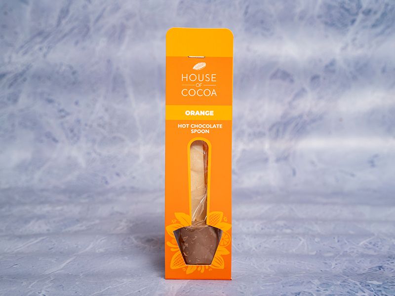 Hot Chocolate Spoon - Orange