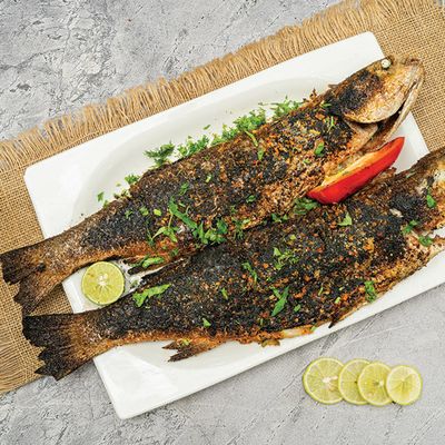 1 Kg Grilled Mullet And Potato Tray